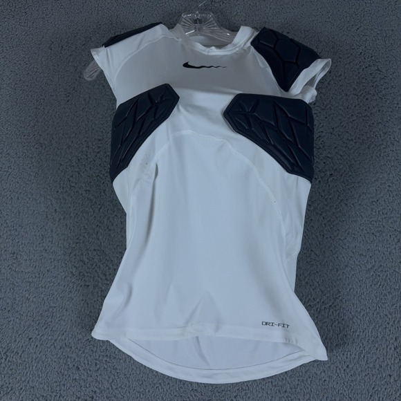 Nike Other - Nike Pro HyperStrong Football Top Boys XL White Padded Big Kids Girdle Tank